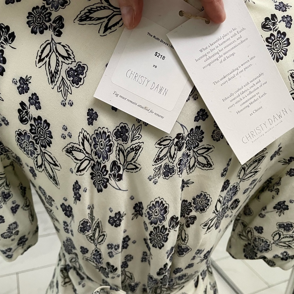 Christy Dawn Cream Floral Maxi Dress - Picture 9 of 10